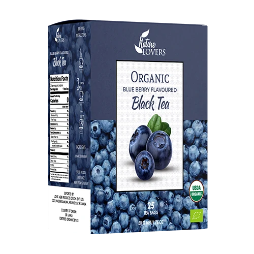 Organic Blue Berry Flavoured Black Tea