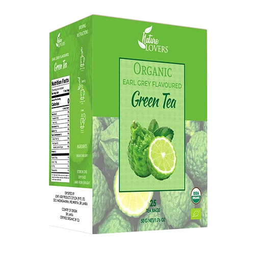 Organic Earl Gray Flavoured Green Tea