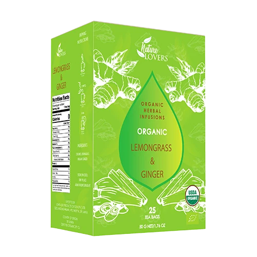 Organic Lemongrass Ginger Herbal Tea