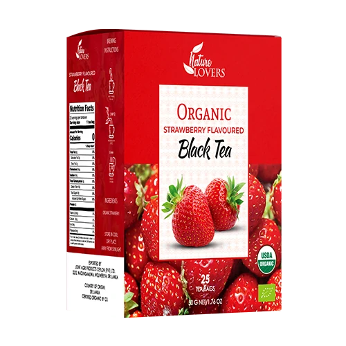 Organic Strawberry Flavoured Black Tea